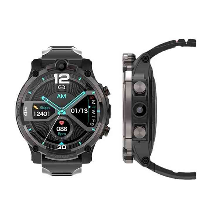 ZiKEEX V20 Max 4G LTE Dual Camera Android Smartwatch (2GB + 16GB)